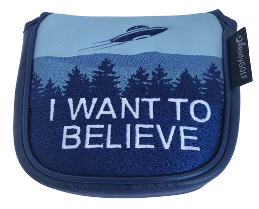 L.A.B. DF3 Embroidered Center-Shafted Putter Cover by ReadyGOLF - I Want to Believe