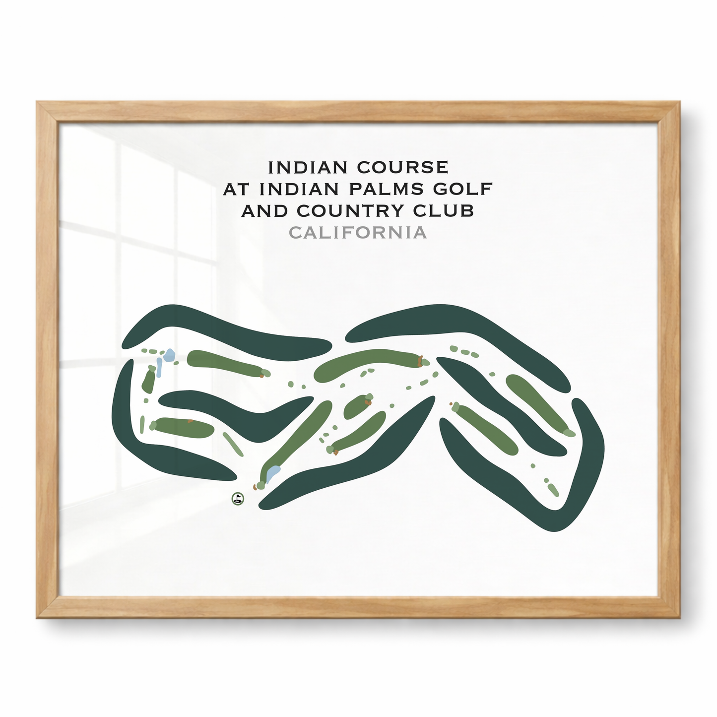 Indian Course at Indian Palms Golf & Country Club, California - Printed Golf Courses