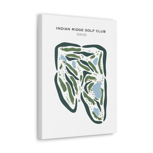 Indian Ridge Golf Club, Ohio - Printed Golf Courses