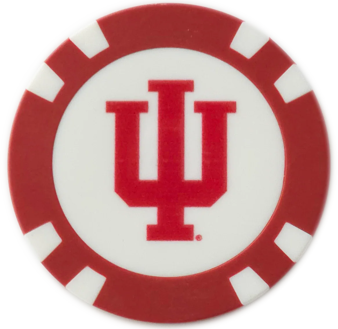 Officially Licensed Indiana Hoosiers Poker Chip Ball Marker - GOLF LEAGUE