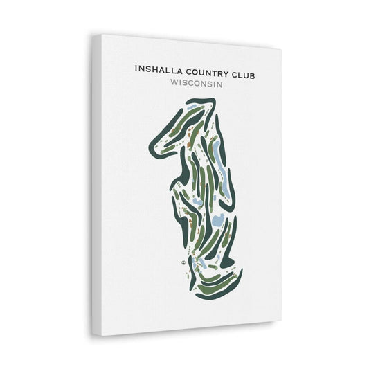 Inshalla Country Club, Wisconsin - Printed Golf Course