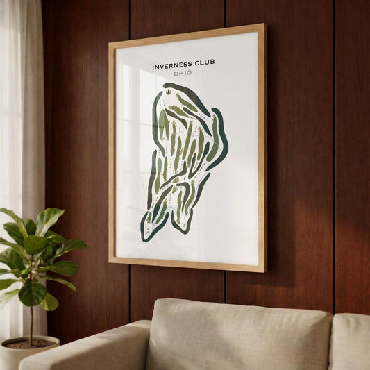 Inverness Club, Ohio - A - Printed Golf Course