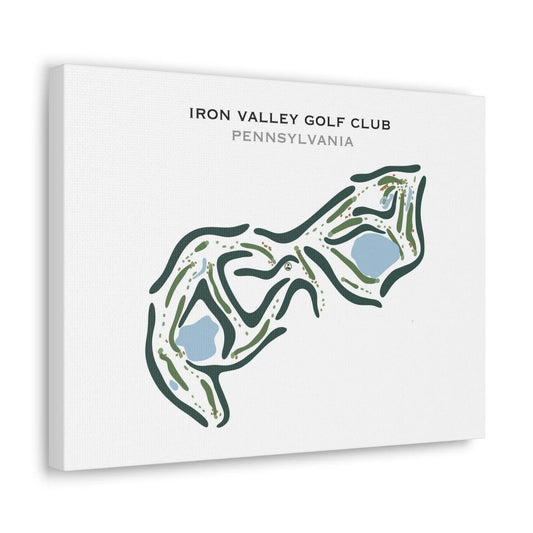 Iron Valley Golf Club, Pennsylvania - Printed Golf Courses
