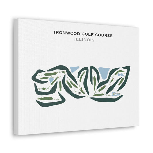 Ironwood Golf Course, Illinois - Printed Golf Courses