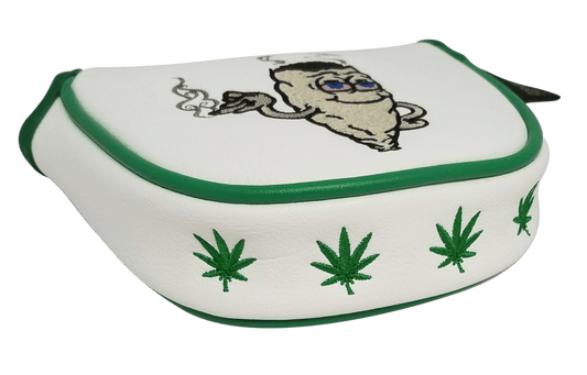 Marijuana Joint Embroidered Putter Cover - Mallet by ReadyGOLF
