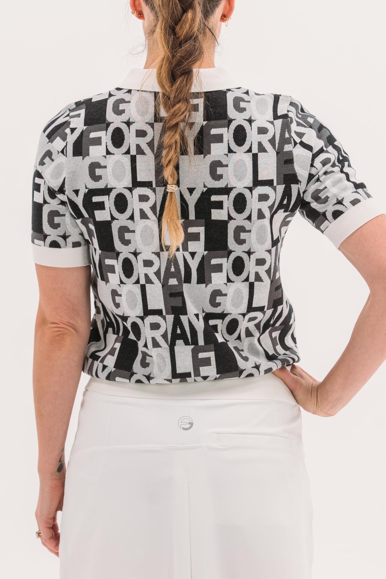 Logo Knit Polo