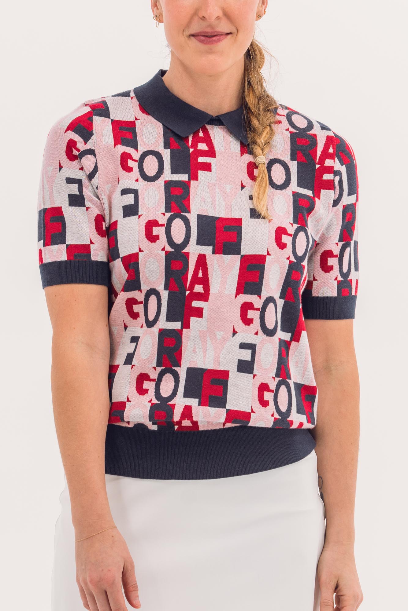 Logo Knit Polo