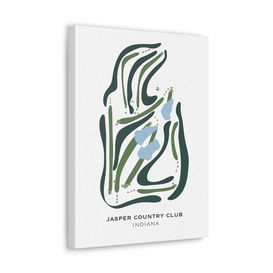 Jasper Country Club, Indiana - Printed Golf Courses