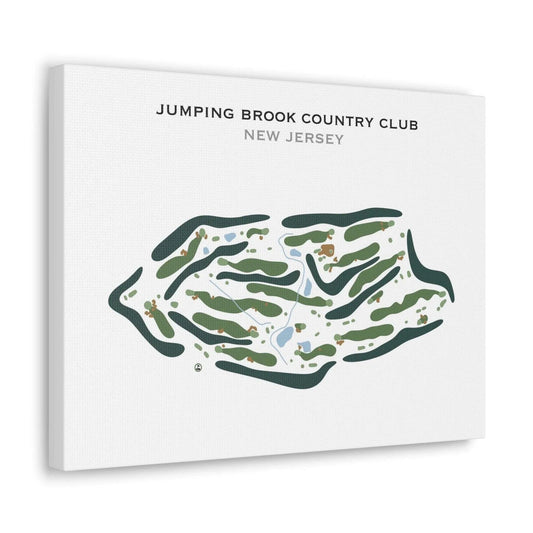 Jumping Brook Country Club, New Jersey - Printed Golf Course