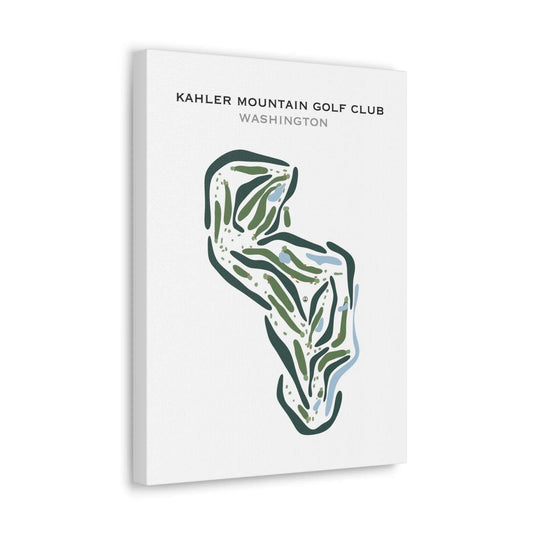 Kahler Mountain Golf Club, Washington - Printed Golf Courses