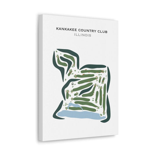 Kankakee Country Club, Illinois - Printed Golf Courses