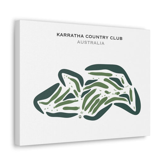 Karratha Country Club, Australia - Printed Golf Courses