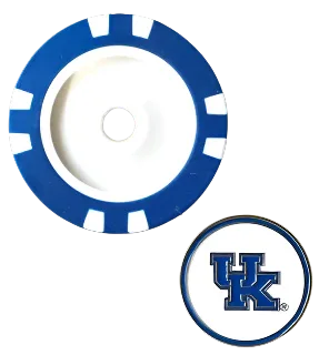 Officially Licensed Kentucky Wildcats Poker Chip Ball Marker - GOLF LEAGUE