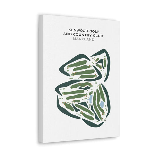 Kenwood Golf & Country Club, Maryland - Printed Golf Courses