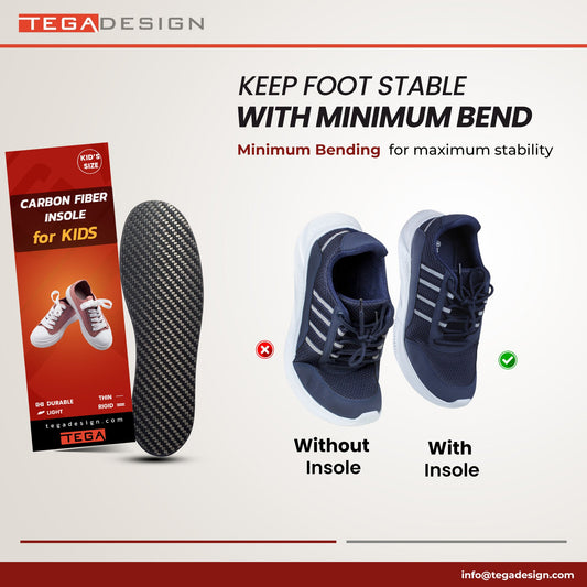 Kid's Carbon Fiber Insole For Idiopathic Toe Walking