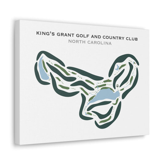 King's Grant Golf & Country Club, North Carolina - Printed Golf Courses