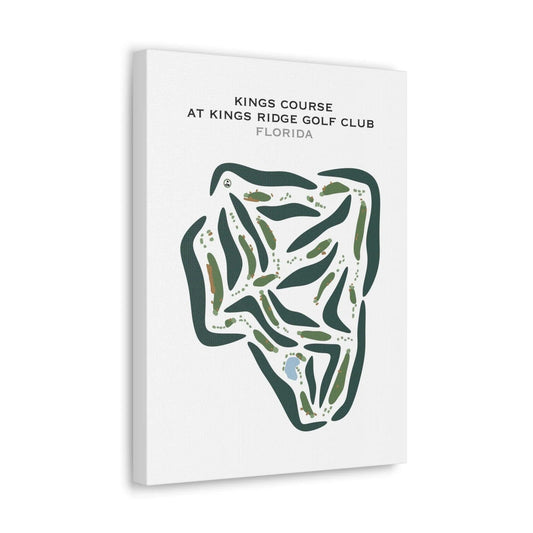 Kings Course at Kings Ridge Golf Club, Florida - Printed Golf Courses