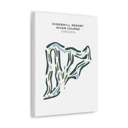 Kingsmill Resort, River Course , Virginia - Printed Golf Course