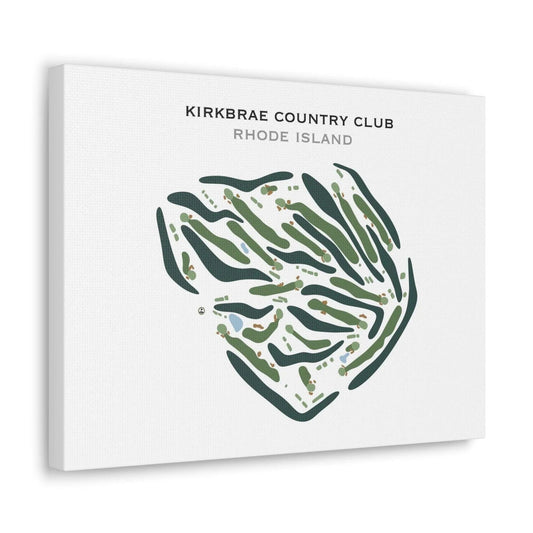 Kirkbrae Country Club, Rhode Island - Printed Golf Course