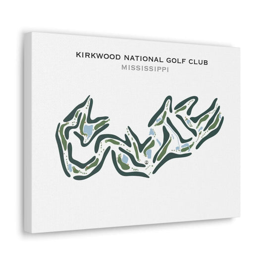 Kirkwood National Golf Club, Mississippi - Printed Golf Course