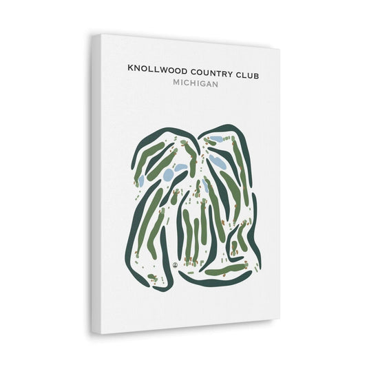 Knollwood Country Club, Michigan - Printed Golf Courses