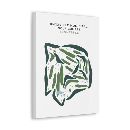 Knoxville Municipal Golf Course, Tennessee - Printed Golf Courses
