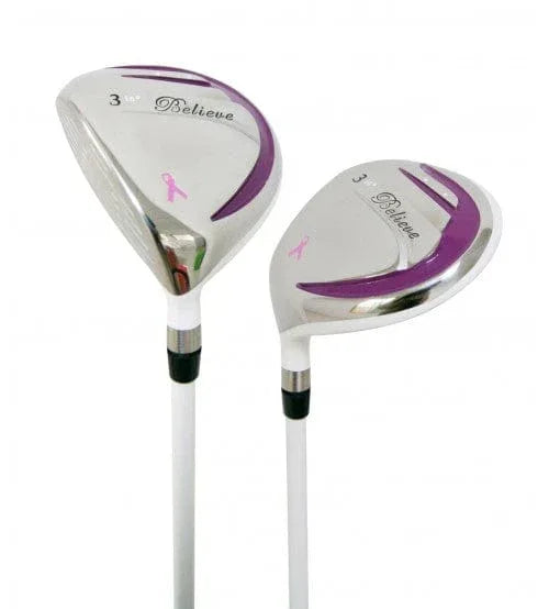Founders Club Believe Complete Ladies Golf Set - Purple (Left-handed Petite -1") - GOLF LEAGUE