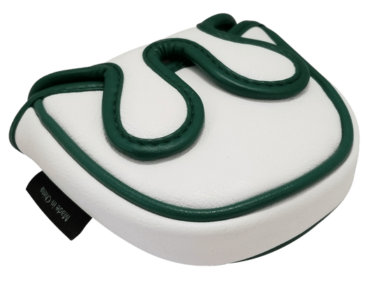 Lucky Clover Embroidered Putter Cover by ReadyGOLF - Mallet