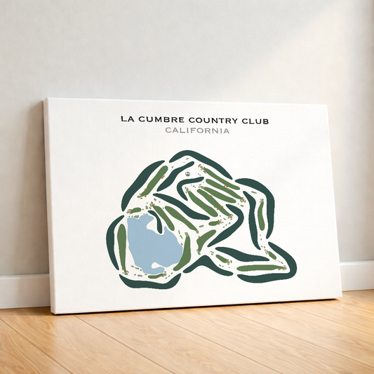 La Cumbre Country Club, California - Printed Golf Courses