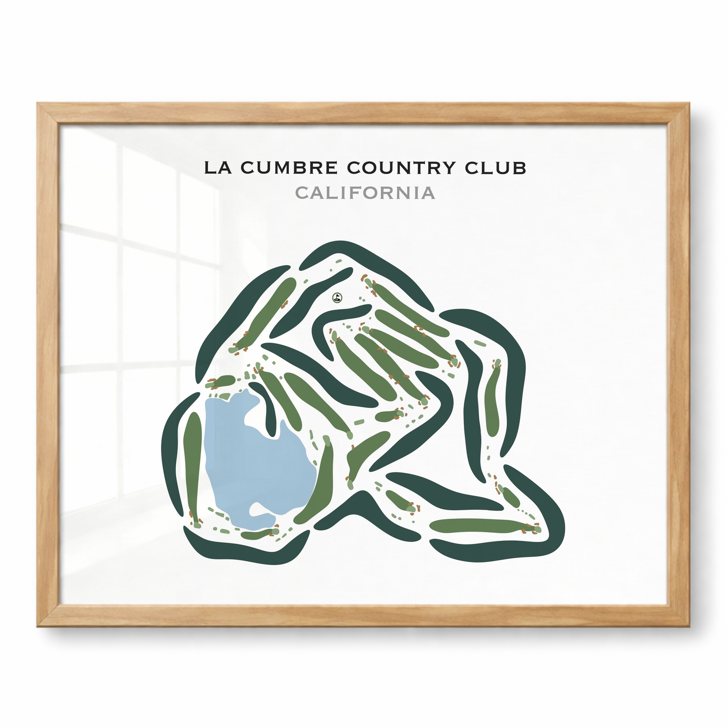 La Cumbre Country Club, California - Printed Golf Courses