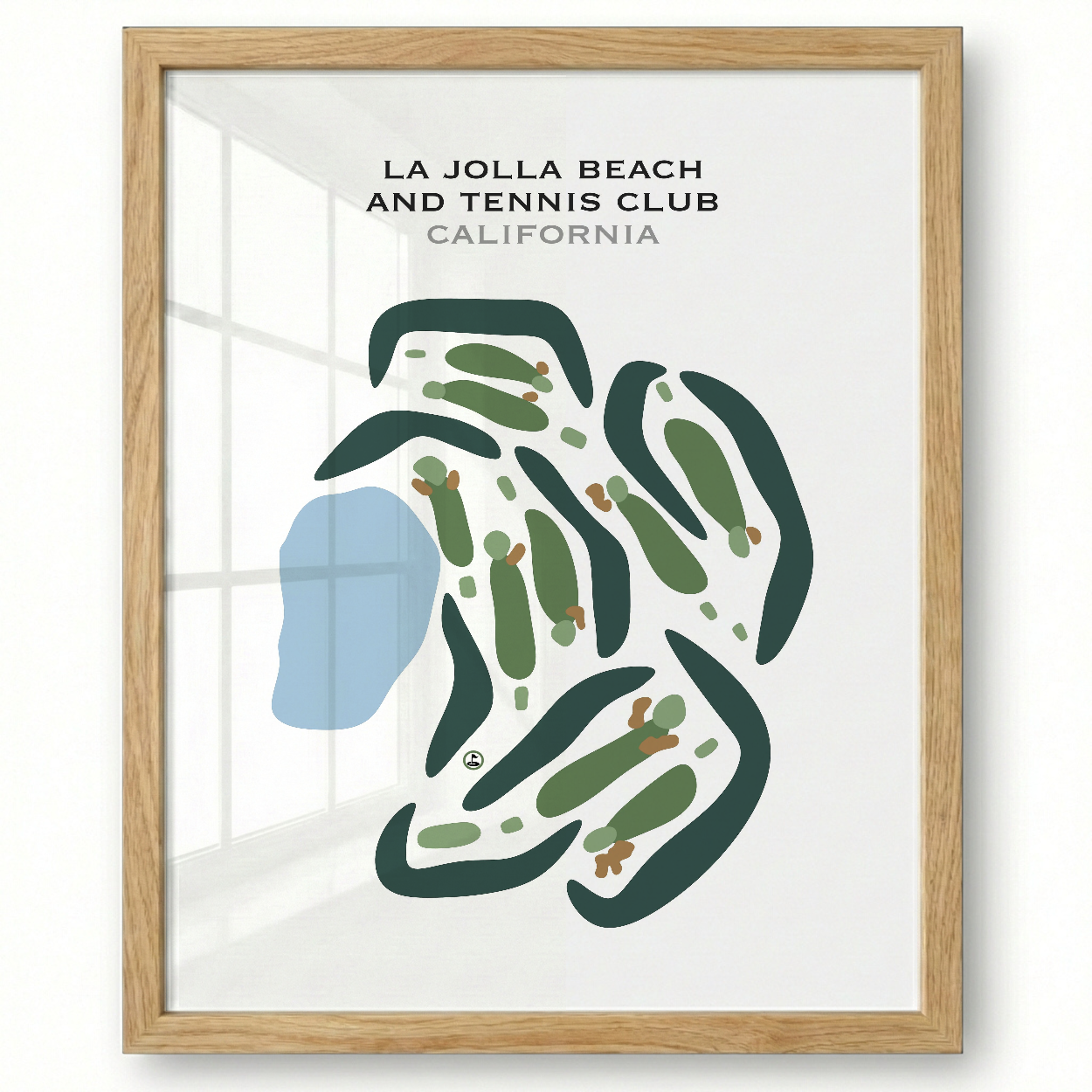 La Jolla Beach & Tennis Club, California - Printed Golf Courses
