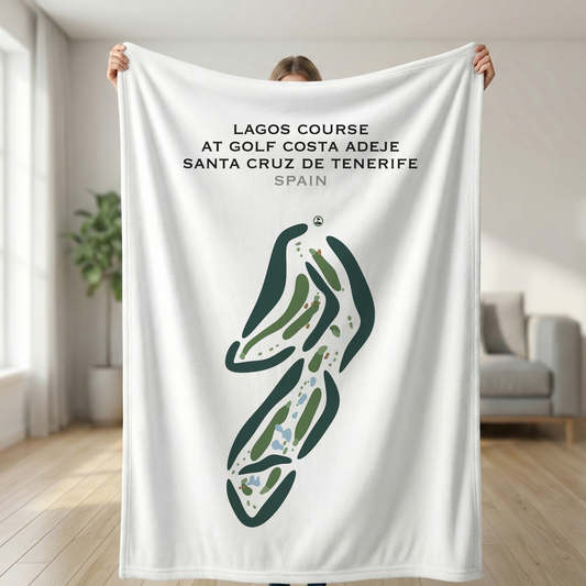 Lagos Course at Golf Costa Adeje Santa Cruz de Tenerife, Spain - Printed Golf Courses
