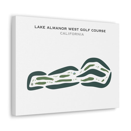 Lake Almanor West Golf Course, California - Printed Golf Courses