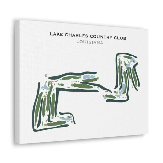 Lake Charles Country Club, Louisiana - Printed Golf Courses