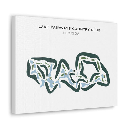 Lake Fairways Country Club, Florida - Printed Golf Courses