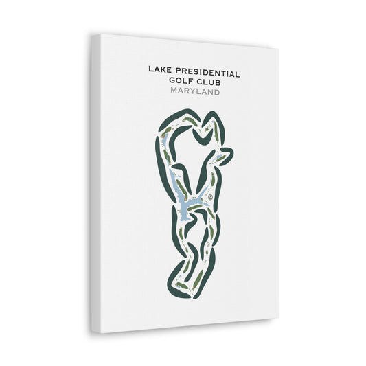 Lake Presidential Golf Club, Maryland - Printed Golf Courses