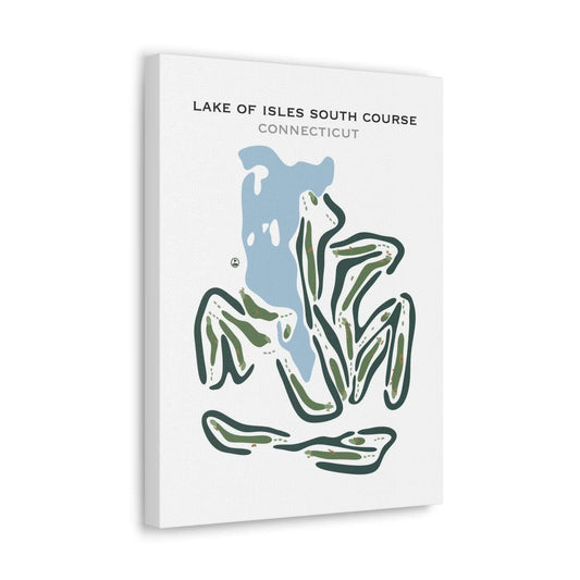 Lake of Isles -South Course, Connecticut - Printed Golf Courses
