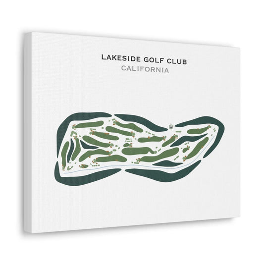 Lakeside Golf Club, California - Printed Golf Courses