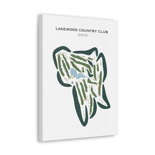 Lakewood Country Club, Westlake, Ohio - Printed Golf Courses
