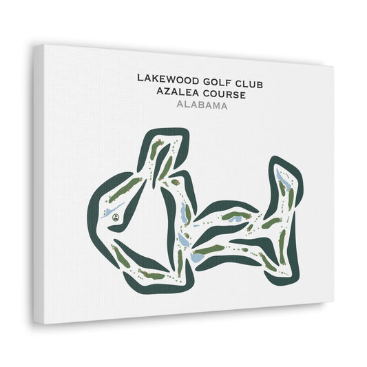 Lakewood Golf Club - Azalea Course, Alabama - Printed Golf Courses
