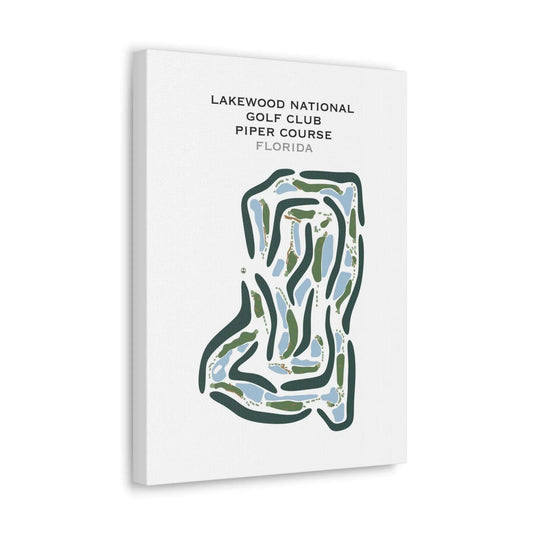 Lakewood National Golf Club Piper Course, Florida - Printed Golf Courses