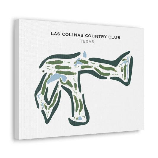 Las Colinas Country Club, Texas - Printed Golf Courses
