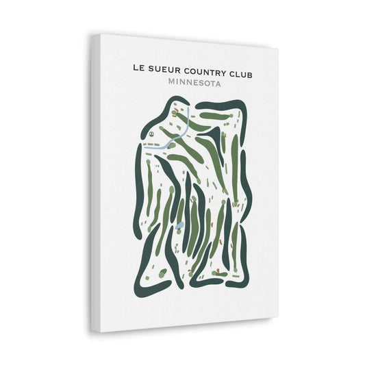 Le Sueur Country Club, Minnesota - Printed Golf Courses