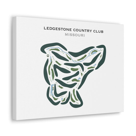 Ledgestone Country Club, Missouri - Printed Golf Courses