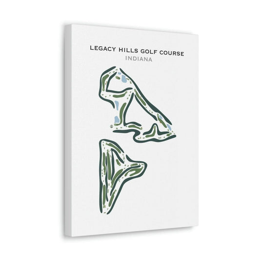 Legacy Hills Golf Course, Indiana - Printed Golf Courses