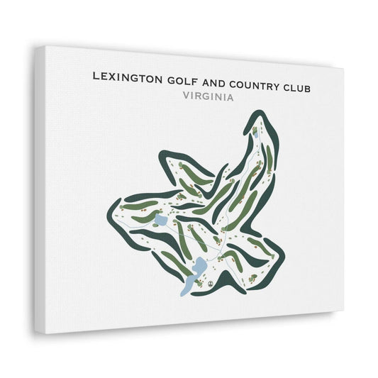 Lexington Golf & Country Club, Virginia - Printed Golf Courses