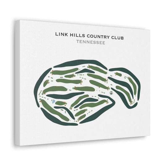 Link Hills Country Club, Tennessee - Printed Golf Courses