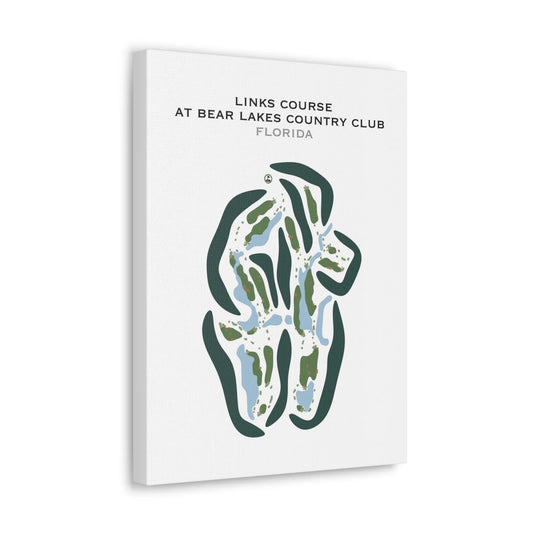 Links Course at Bear Lakes Country Club, Florida - Printed Golf Courses