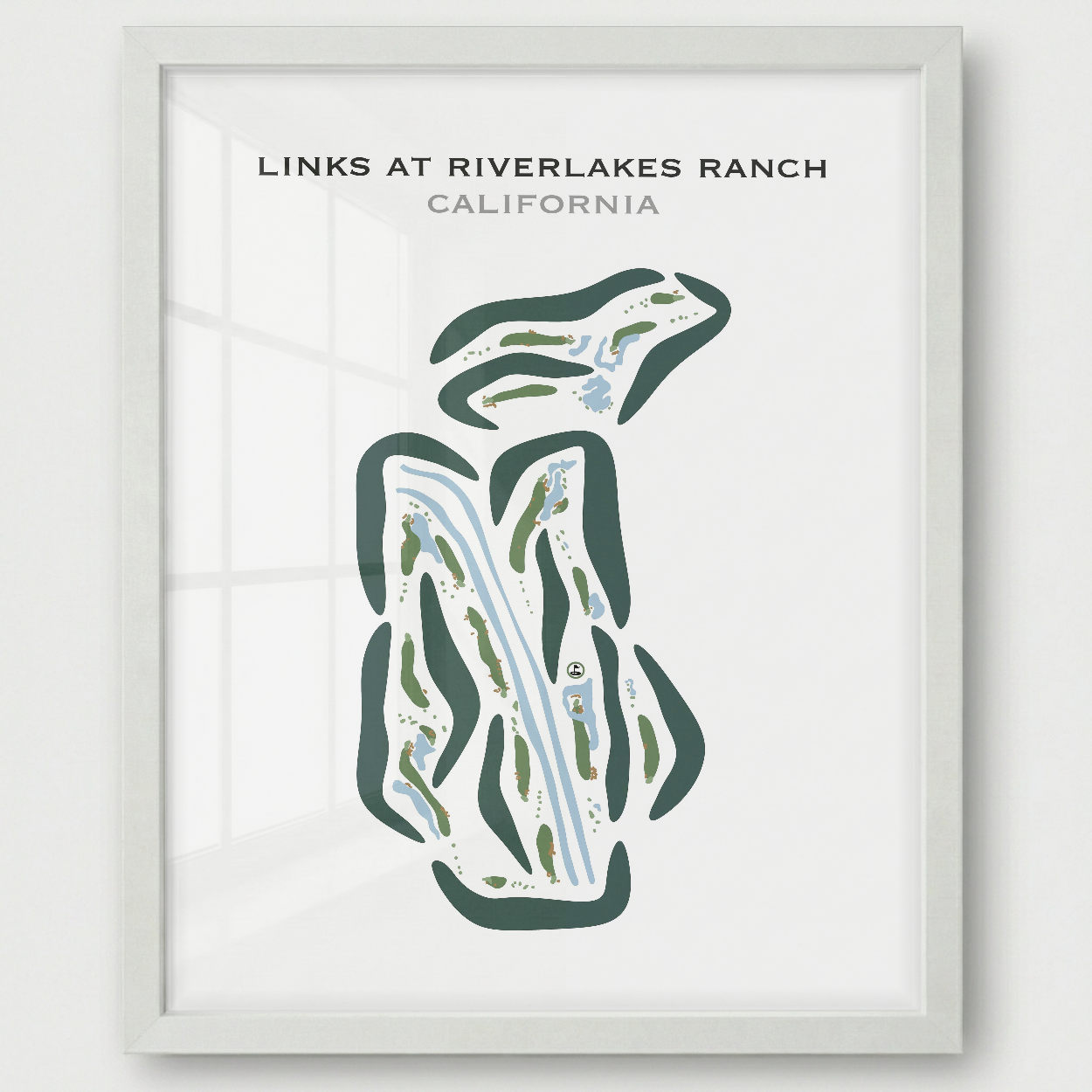 Links at RiverLakes Ranch, California - Printed Golf Courses