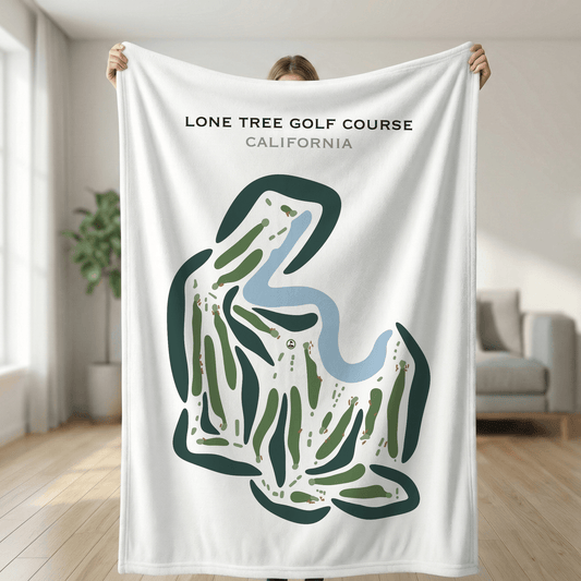Lone Tree Golf Course, California - Printed Golf Course